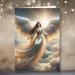Cartão Enviando um Anjo para Cuidar de Você