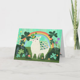 Cartão "Enviando um pouco de sorte" Lucky Lamb