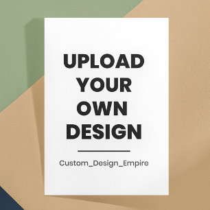 Cartão Envie Seu Próprio Design Aqui Personalizado