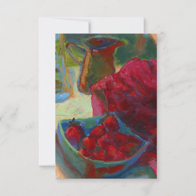 Cartão Envie Sua Obra de Arte | Transforme Pintura Person (Frente)