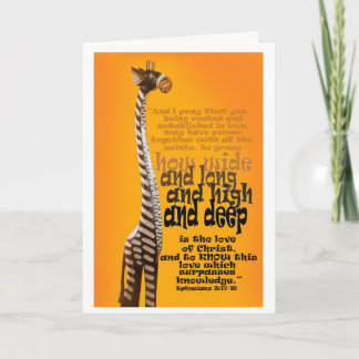 Cartão Ephesians 3:17-19