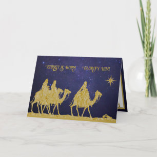 Cartão Epifania Banquete de Três Reis Bizantino Católico 