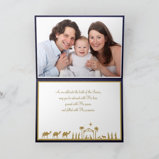 Cartão Epifania Três Reis Foto Bizantina Ortodoxa (Interior)