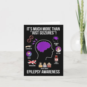 Cartão Epilepsia Sensibilização Mês Guerreiro da Epilepsi