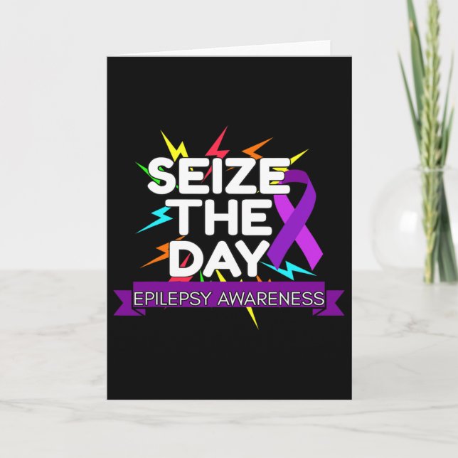 Cartão Epilepsy Awareness  (Frente)