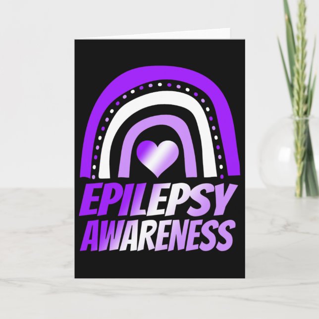Cartão Epilepsy Awareness Epilepsy Kids Men Women Warrior (Frente)