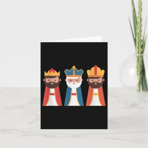 Cartão Epiphany Feliz Dia De Reyes Three Wise Men Happy H
