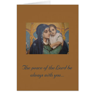 Cartão Episcopal-Paz do senhor