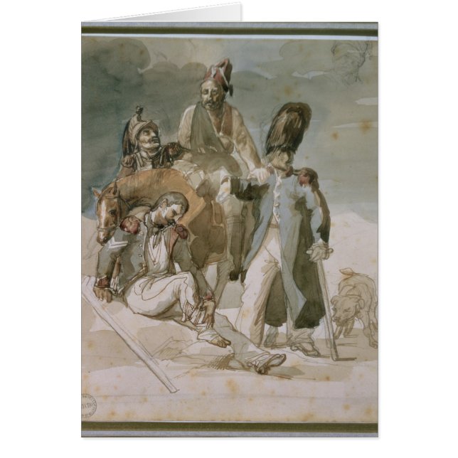 Cartão Episódio da retirada de Napoleon (Frente)