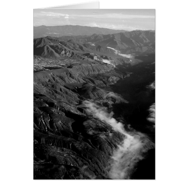 Cartão Equador montanhoso (Frente)