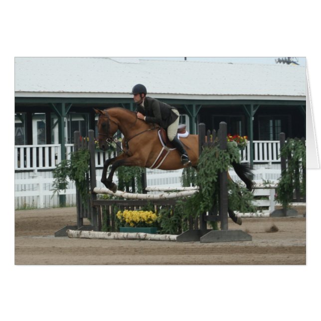 Cartão equestre (Frente Horizontal)