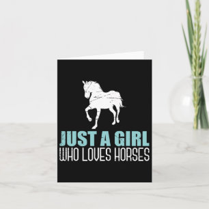 Cartão Equestre Equestrian Animal Horse Riding Horse Girl