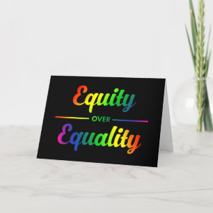 Cartão Equidade Sobre Igualdade LGBT
