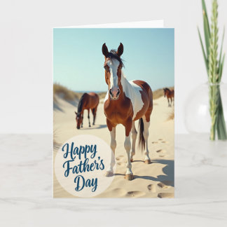 Cartão Equine Fathers Day Card