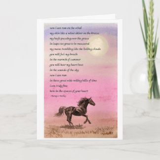 Cartão Equine Sympathy Card