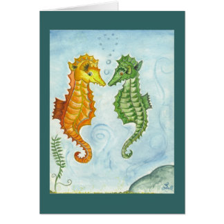 Cartão Eqüino subaquático