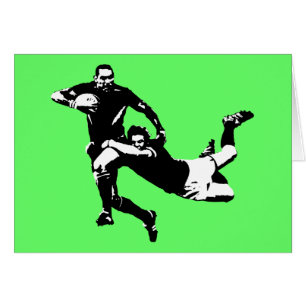 Cartão Equipamento agradável, rugby