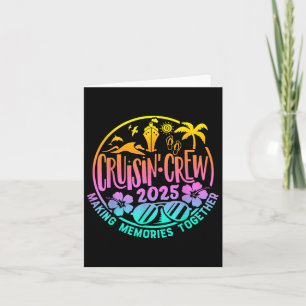 Cartão Equipe Cruisin 2025 Cruzeiro Família Amigos Férias