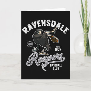 Cartão Equipe de beisebol da liga menor Ravensdale Grim R