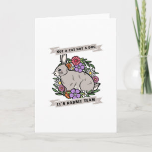 Cartão Equipe de Coelho