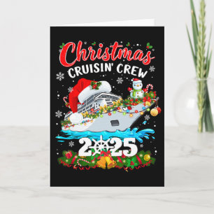Cartão Equipe de Cruzeiro de Natal 2025 Família Correspon