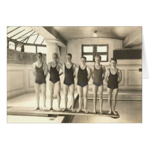 Cartão Equipe de natação 1922