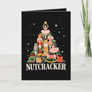 Cartão Equipe de Nutcracker de Natal Ballet Dança Xmas