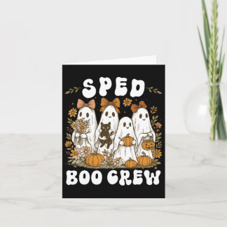 Cartão Equipe de Professores de Ed Especiais Sped Boo Cre
