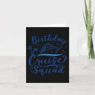 Cartão Equipe do Cruzeiro de Aniversário