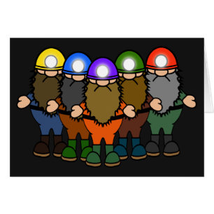 Cartão Equipe do homem das cavernas de Yampi