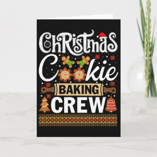 Cartão Equipe do Rei do Biscoito de Natal - Cozinheiro Di