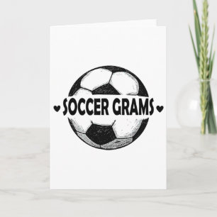 Cartão Equipe Esportiva de Futebol Soccer Grams