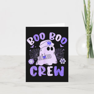 Cartão Equipe Groovy Boo Boo Enfermeira Fantasma Divertid