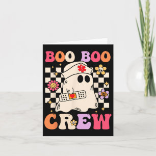 Cartão Equipe Groovy Boo Boo Enfermeira Fantasma Paramédi