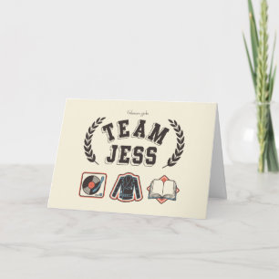 Cartão Equipe Jess Gilmore Girls Design