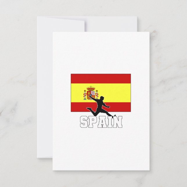 Cartão Equipe Nacional de Futebol espanha (Frente)
