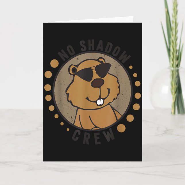 Cartão Equipe No Shadow Crew Groundhog Day 2024  (Frente)