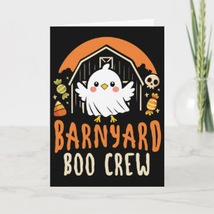 Cartão Equipe Rnyard Boo - Animais de Fazenda Fofos no Ha