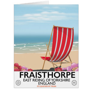 Cartão Equitação do leste de Fraisthorpe de Yorkshire,