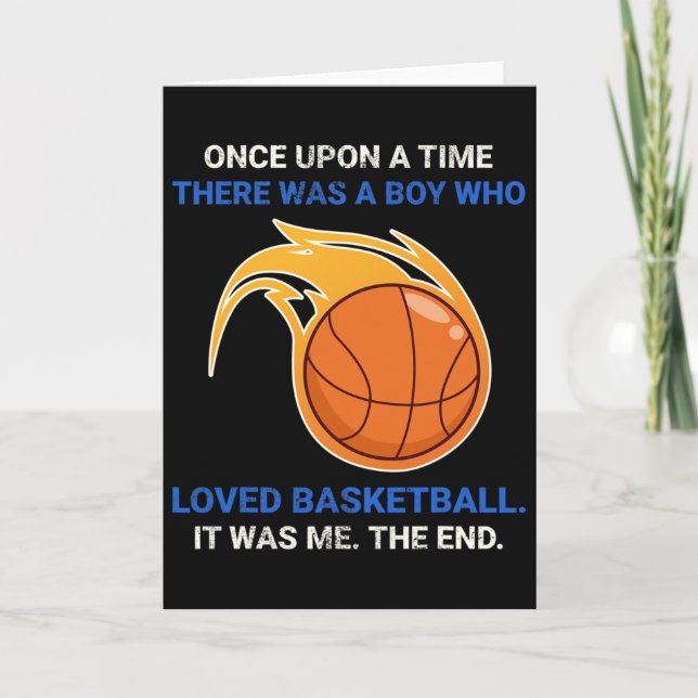 Cartão Era Uma Vez Um Menino Que Amava Bysketb (Frente)