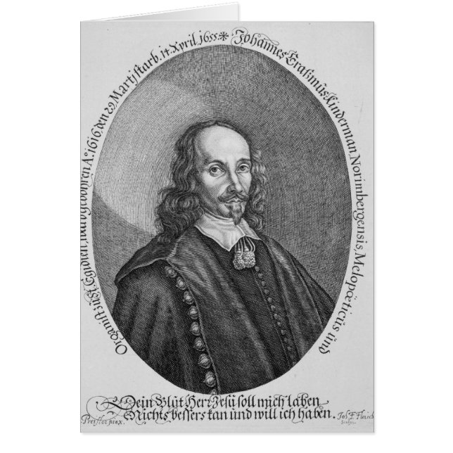 Cartão Erasmus Kindermann de Johannes (Frente)