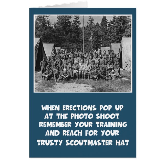 Cartão Ereção engraçada (Frente)