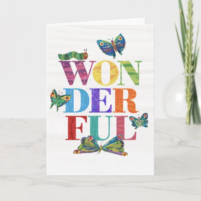 Cartão Eric Carle | Maravilha (Frente)