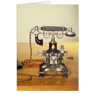 Cartão Ericsson telefona, 1890