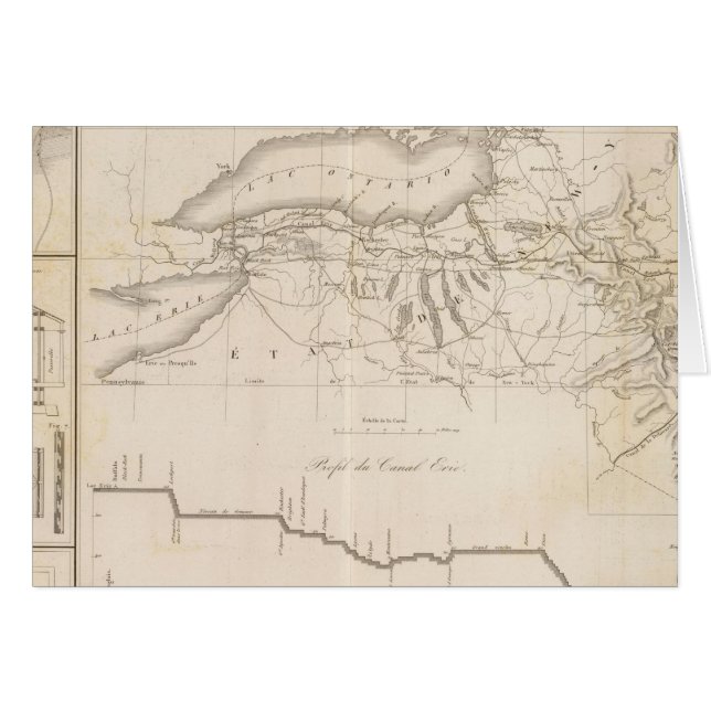 Cartão Erie Canal (Frente Horizontal)