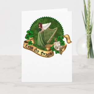 Cartão Erin Go Bragh Irish