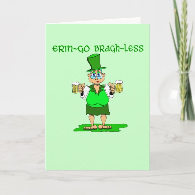 Cartão Erin Go Bragh Less (Frente)