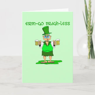 Cartão Erin Go Bragh Less