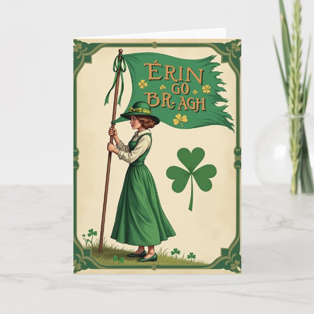 Cartão Erin Go Bragh Scene Card (Frente)