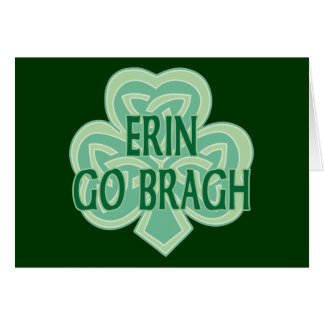 Cartão Erin vai Bragh